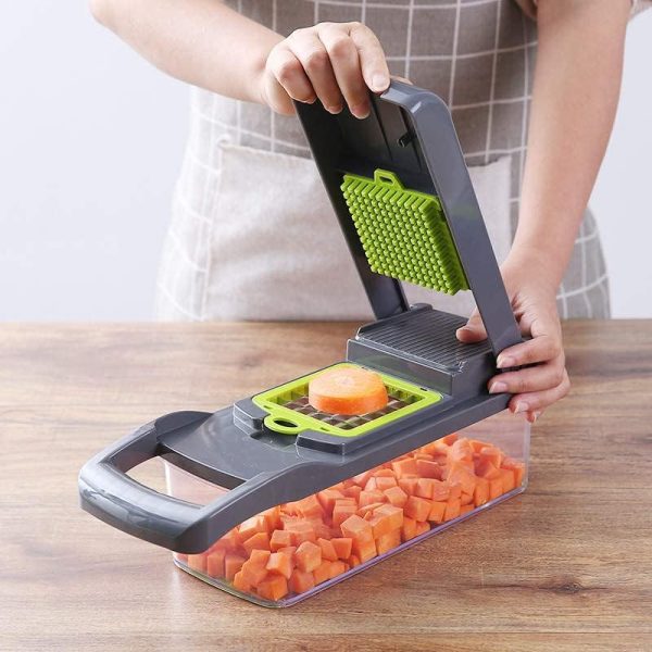 16 in 1 Vegetable Chopper Veggie Slicer With Box And Accessories