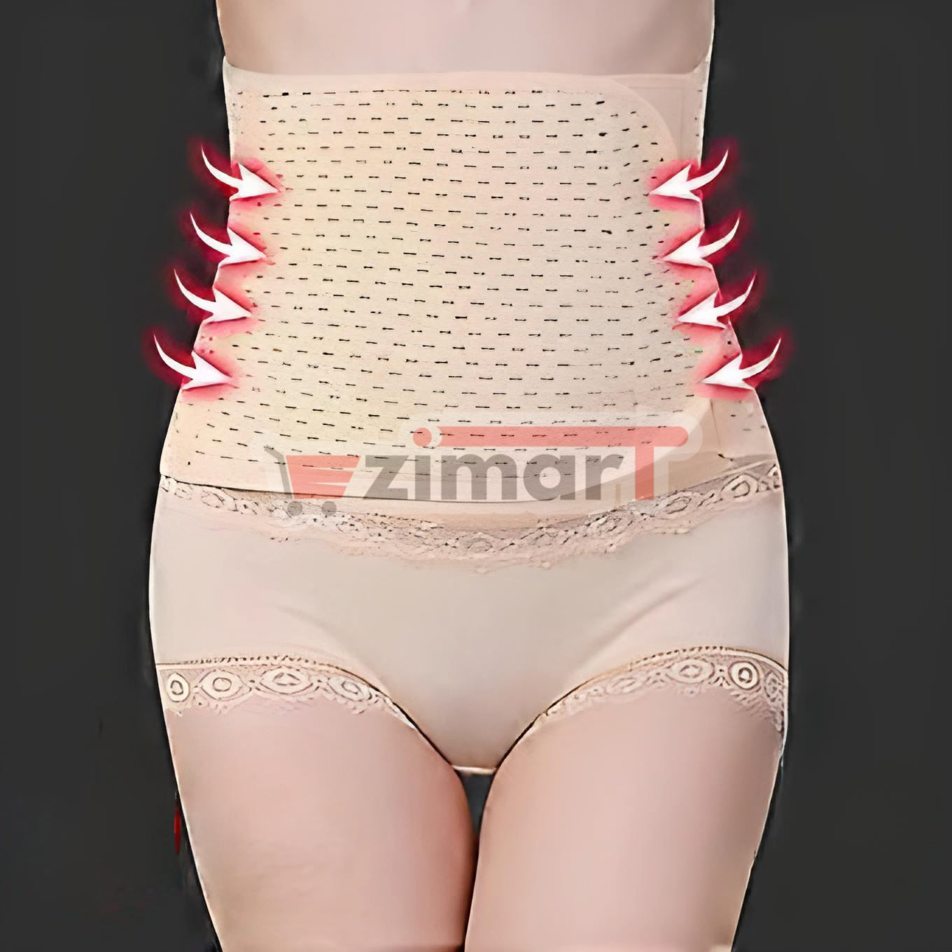 Imported Summer Flexible Belly Belt - Skin Color