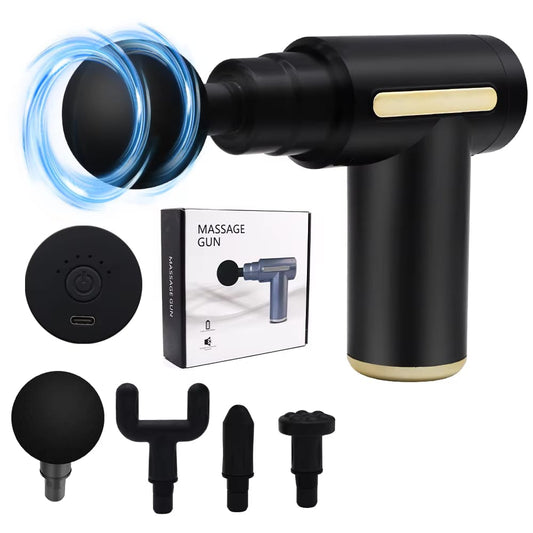 Rechargeable Deep Tissue Massage Gun – Portable Muscle Massage & Relaxation Device