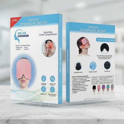 Reusable Hot & Cold Gel Eye Mask – Cooling & Warming Eye Compress for Relaxation