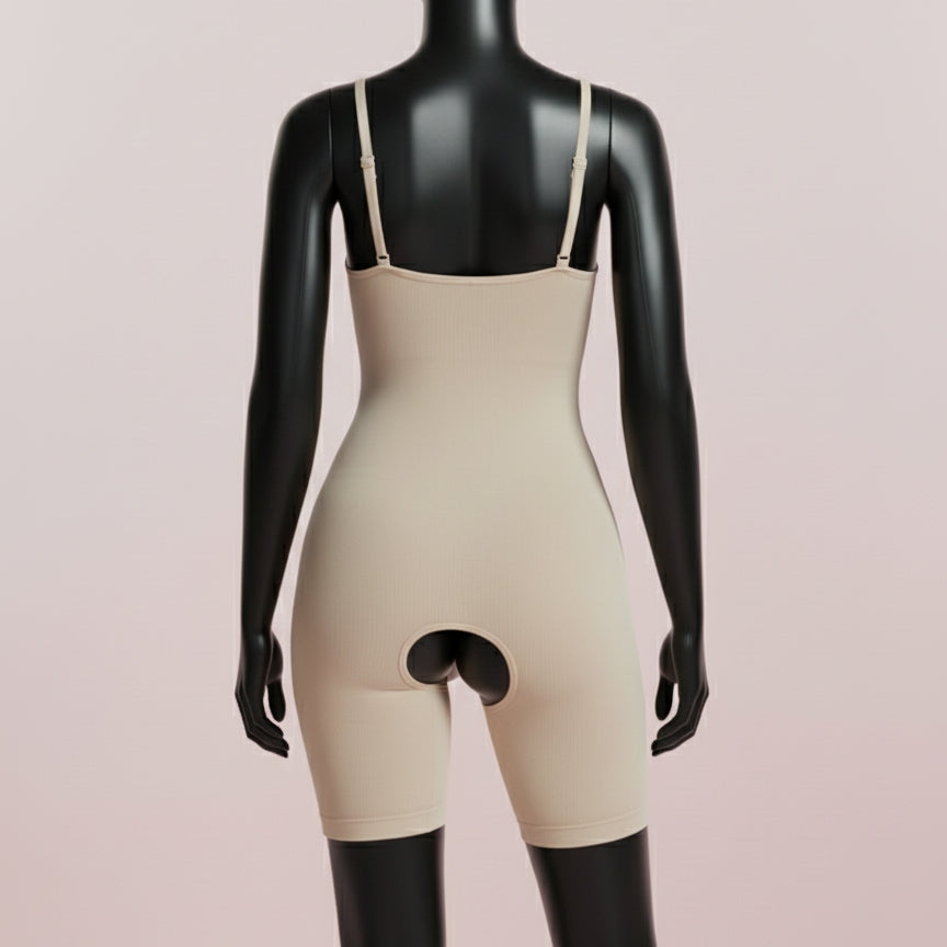 Women Full Body Shaper – Tummy Control Seamless Bodysuit with Butt Lifter & Waist Slimming Shapewear