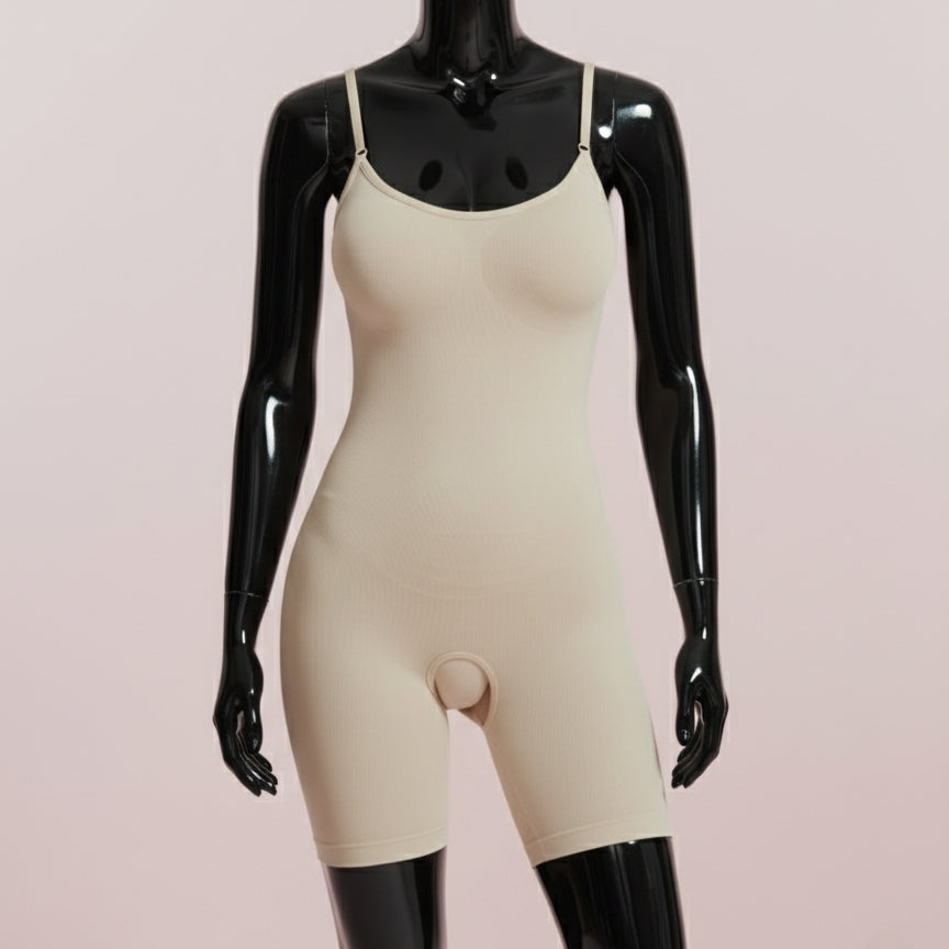 Women Full Body Shaper – Tummy Control Seamless Bodysuit with Butt Lifter & Waist Slimming Shapewear