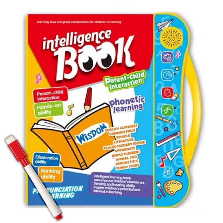 Interactive Musical Learning Book for Kids – Alphabet, Numbers & Sounds